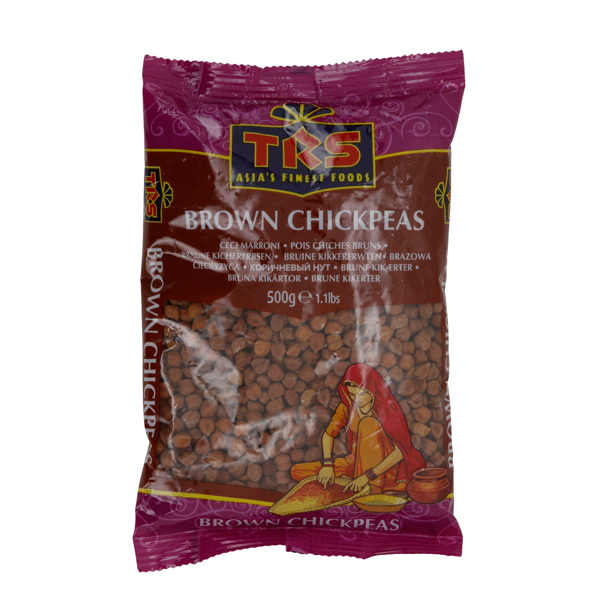 Braune Kichererbsen TRS Brown Chickpeas | Hülsenfrüchte | 500 g TRS